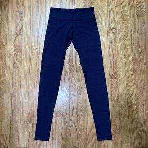 Lululemon Vintage Mid-Rise Full Length Leggings - Navy - Size 6
